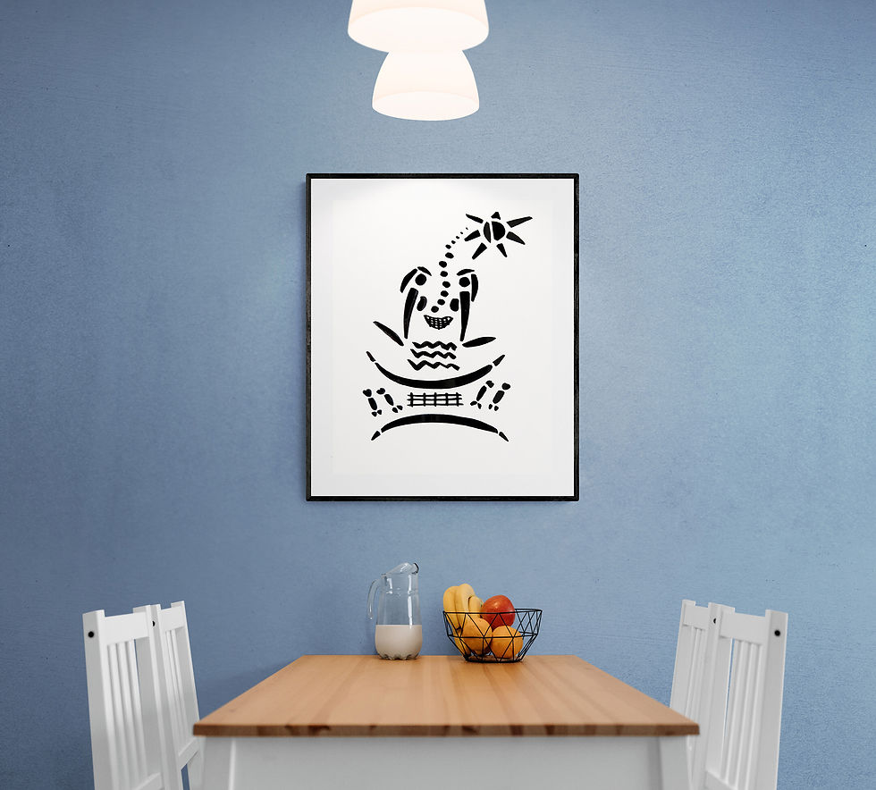 Thumbnail: Tending The Basket – Open Edition Print – Unframed