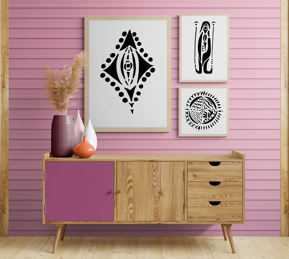 Thumbnail: Fire Star / Pole Star – Open Edition Print – Unframed