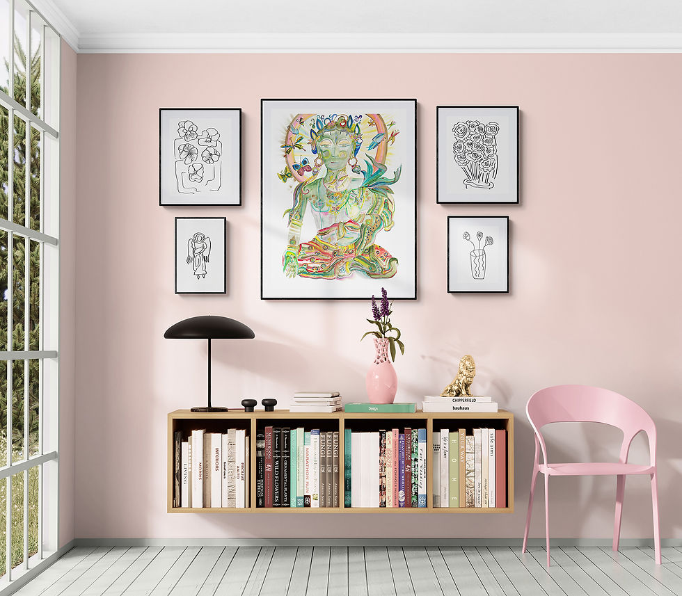 Thumbnail: Arya Tara – Limited Edition Print – Available – Unframed