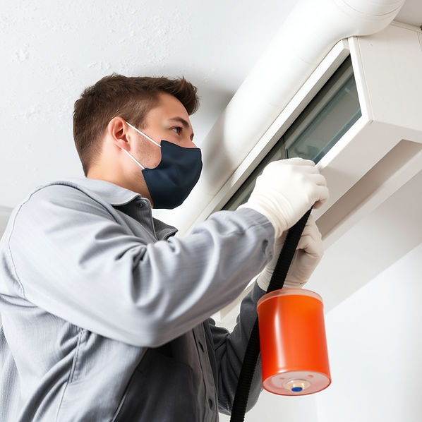 Technician sanitizing the air ducts.jpg