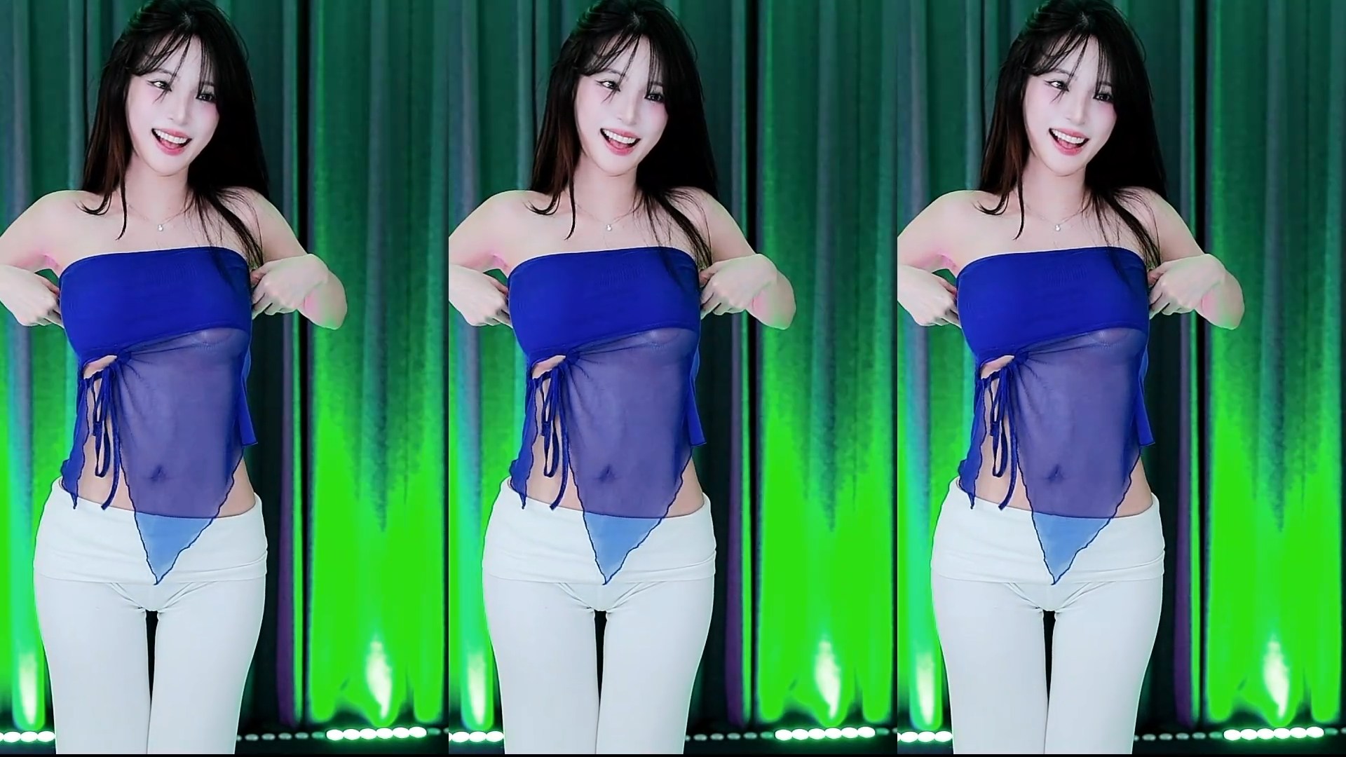 [SOOP] yunhee1222 See-through Outfit & Nipple Patch Reveal