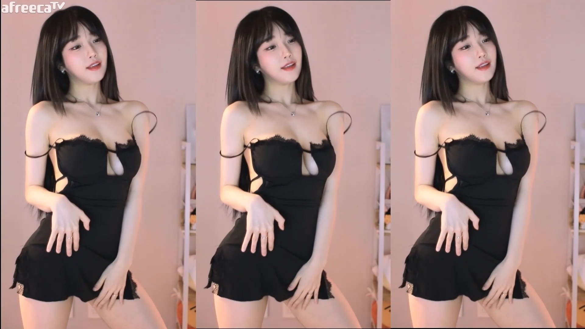 BJ m0m099 In Cut-Out Cleavage Sexy Dance 💃