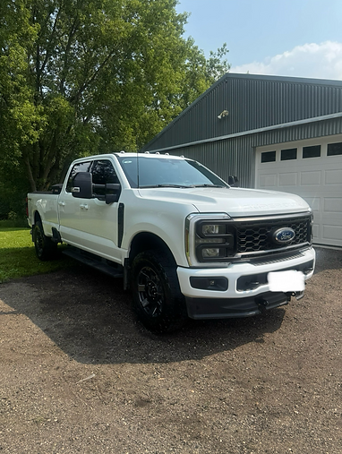 White Ford Truck