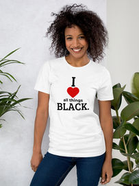 The All Things Black Tee is designed to honor culture, confidence, and identity in a way that’s bold yet effortlessly wearable. Whether you’re dressing it up or keeping it casual, this piece makes it clear—you love all things Black.