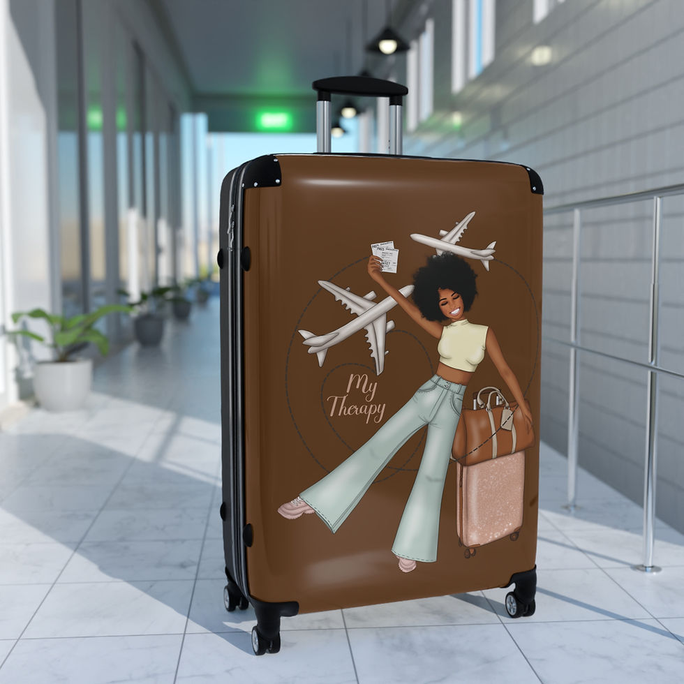 Thumbnail: Traveling Feels Like Therapy Suitcase Collection