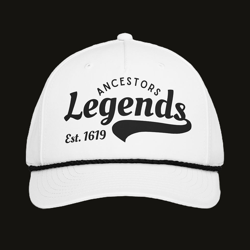 Ancestors Legends Est. 1619 Rope  White Cap