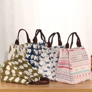 Portable Waterproof Lunch Bags Polar Bear Pine Storage Bag Package Picnic