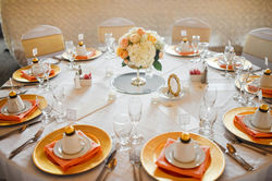 Centerpiece and Table Setting