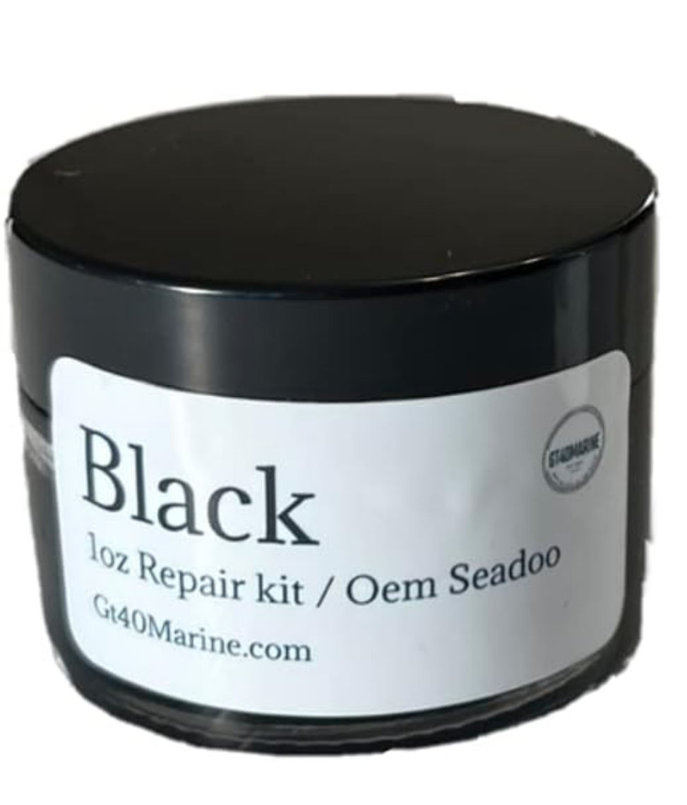 Seadoo Gel Coat Repair Kit 1oz (Black) Gt40Marine
