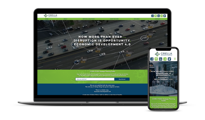 Grella Partnership Strategies: Website Design, Website Development, Mobile Site Optimization, Custom Functions, Graphic Design, ADA Compliancy