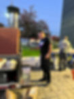 Photo of Little Mozz catering an event | Little Mozz | Wood Fired Pizza Trailer | Catering for Private Parties and Corporate Events in Westchester County, New York and Fairfield County, Connecticut