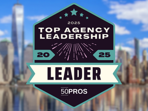 50Pros Excellence in Agency  Leadership – 2025 award