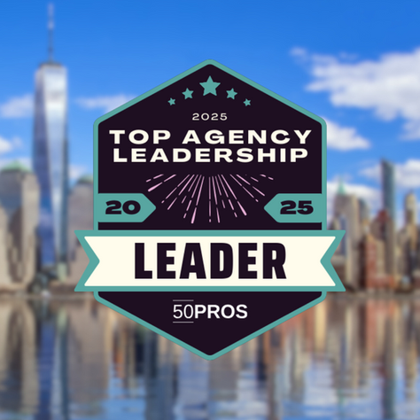 50Pros Excellence in Agency  Leadership – 2025 award