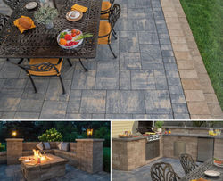 Photo of patio area with a table and chairs | Top Rated Building Material Company in New York