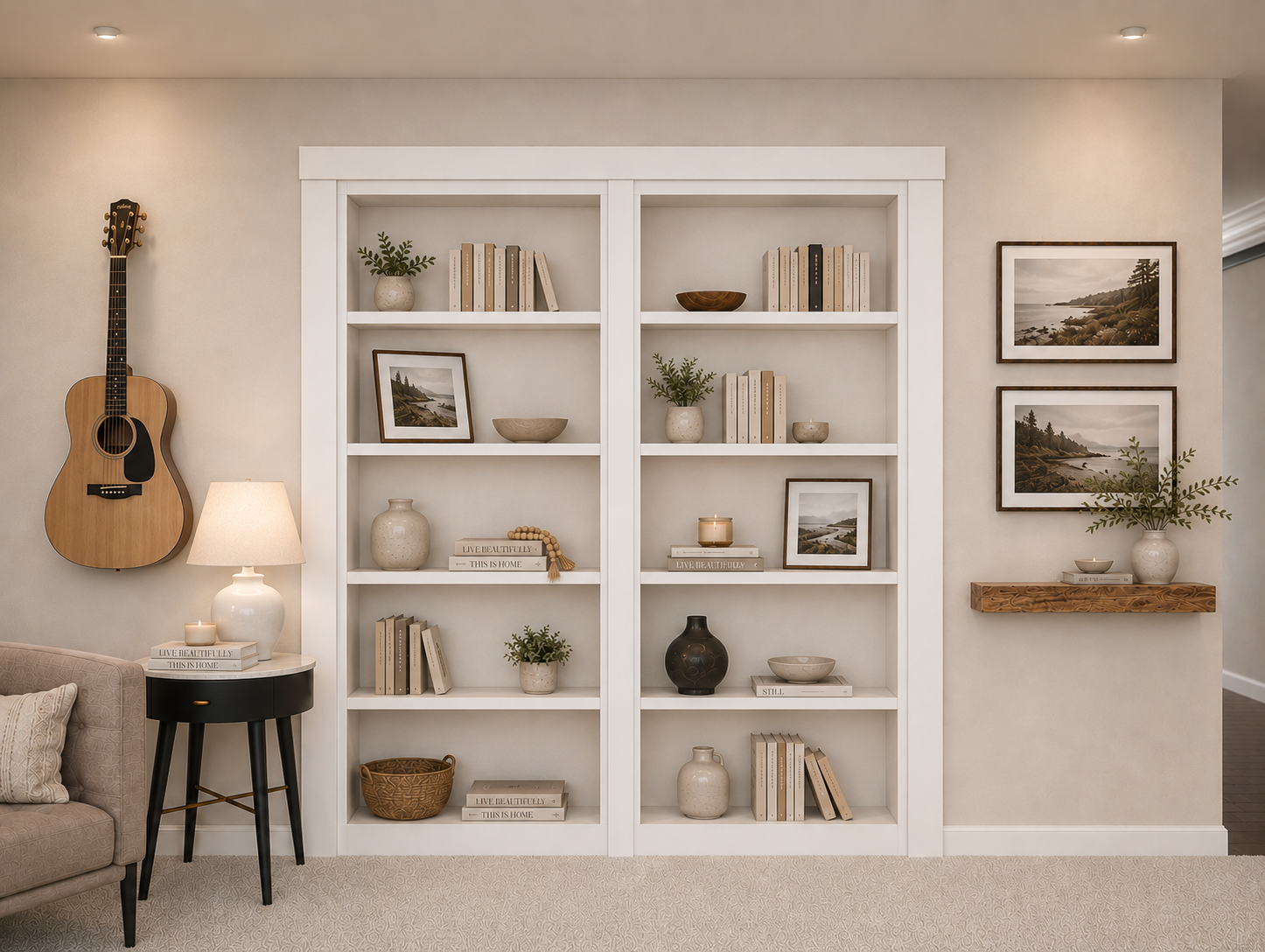French Hidden Door Bookshelf