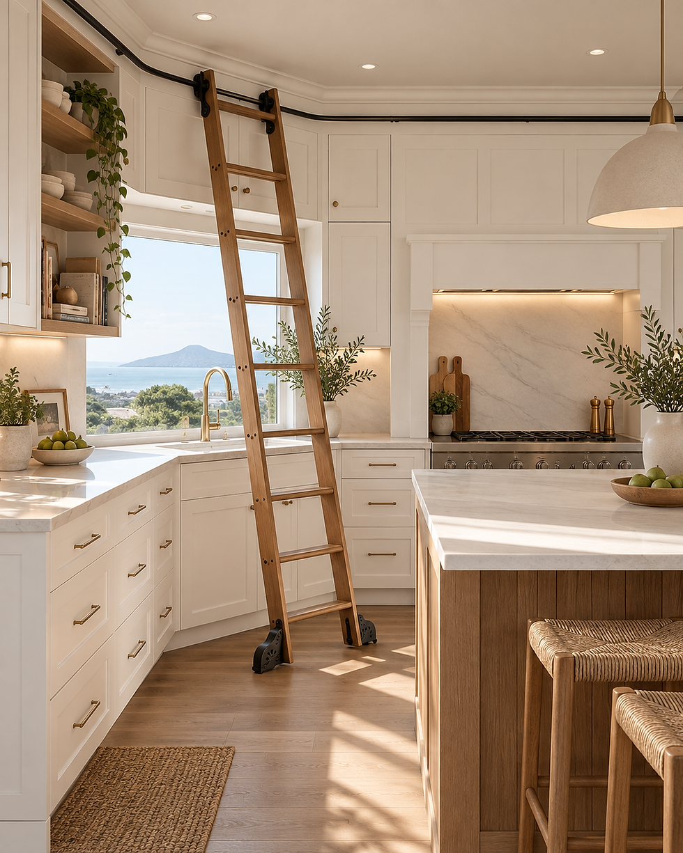 5 Reasons Your Next Kitchen Needs a Library Ladder
