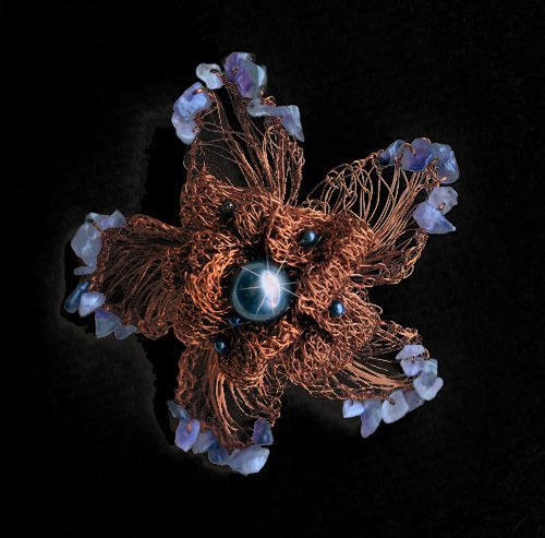 Thumbnail: Violet Flower Ring