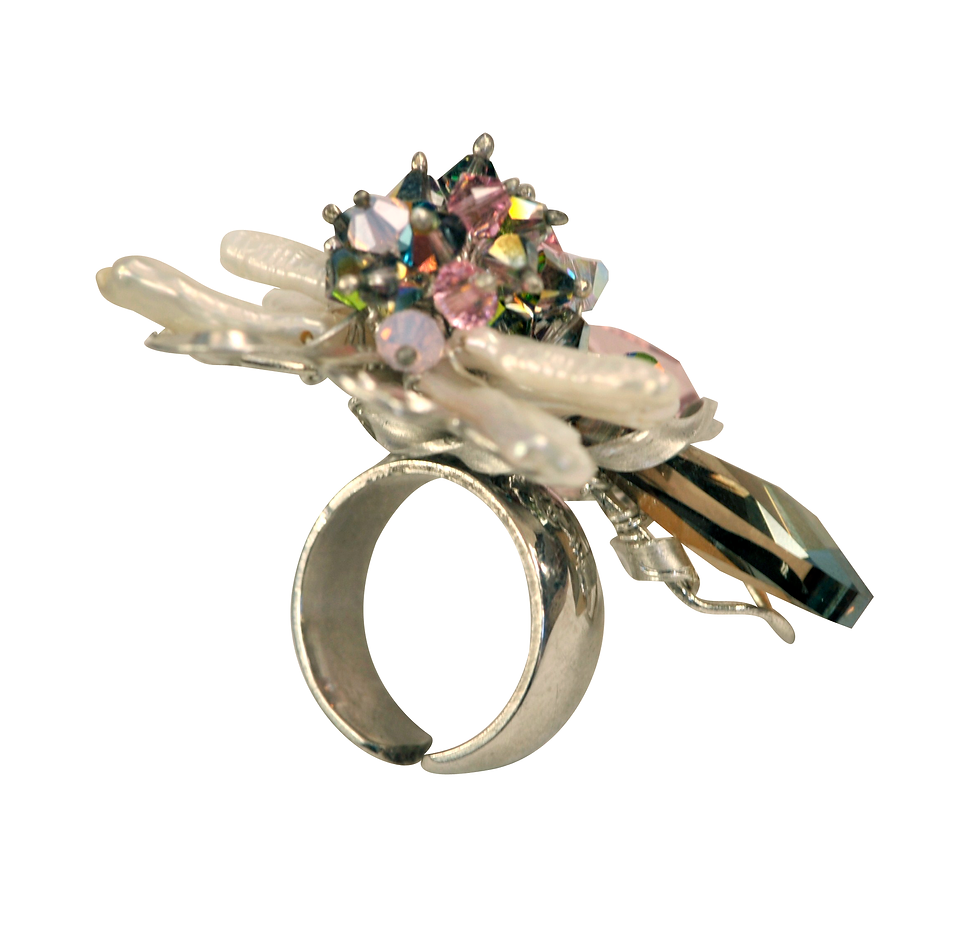 Thumbnail: Pink Butterfly Ring