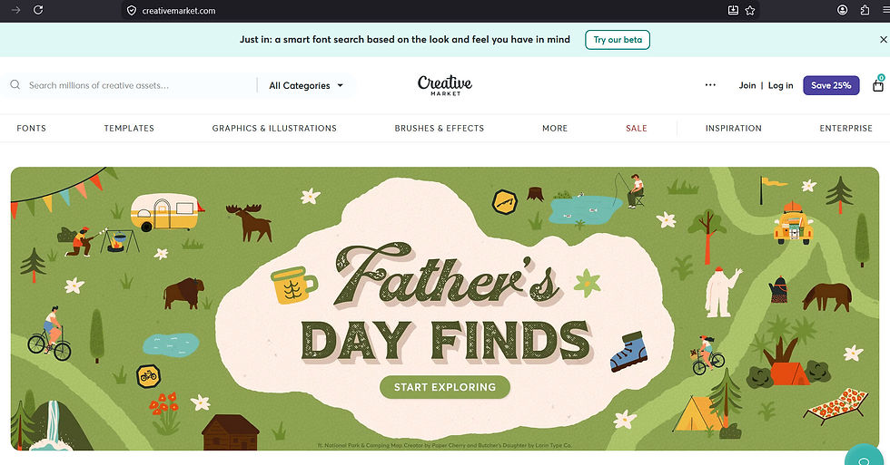 cara membangun penghasilan secara online dari creativemarket