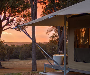 Kaarta Tent Sunset