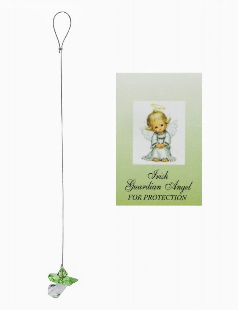 Irish - Hanging Crystal Angel