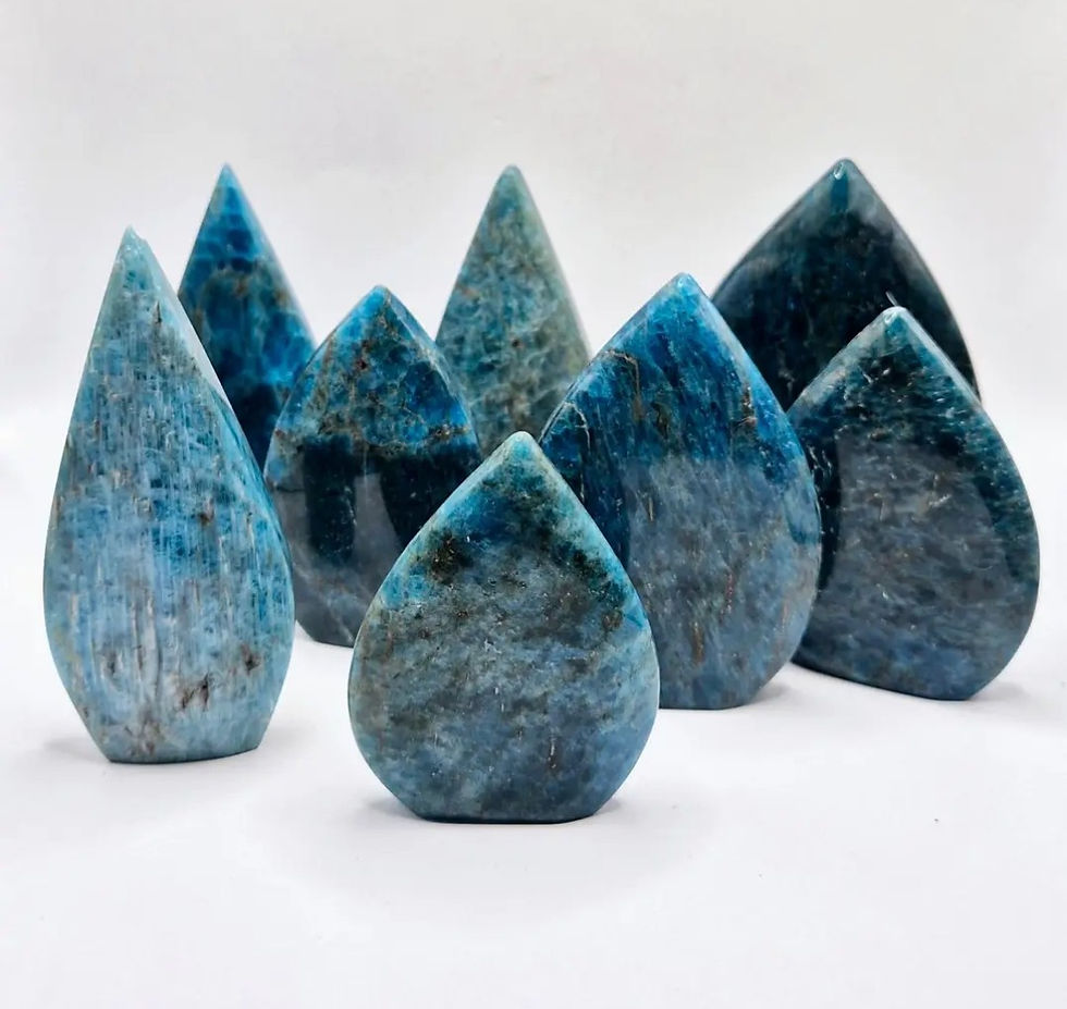 Blue Apatite Flame