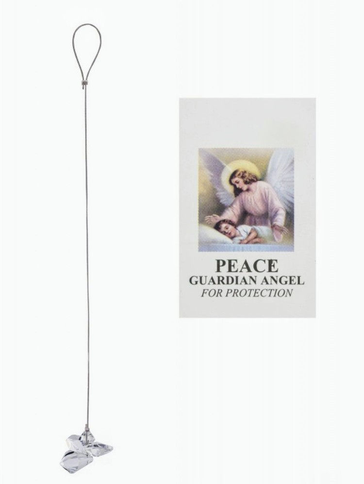 Peace - Hanging Crystal Angel