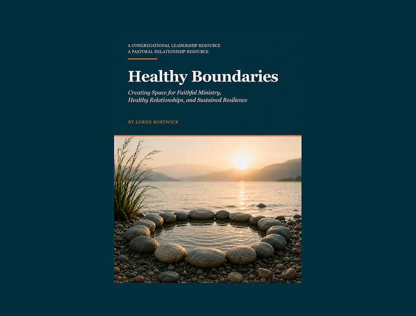 Healthy Boundaries: A Church Leaders Resource