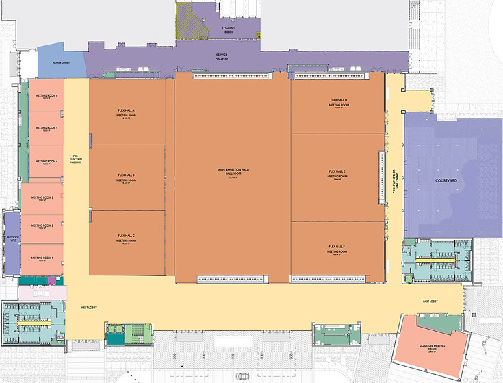 Caney Pines Convention Center Floor Plan_First Floor