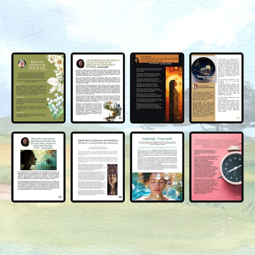 Miniature : Magazine spirituel La fée violette - Édition 36 - Mai 2024