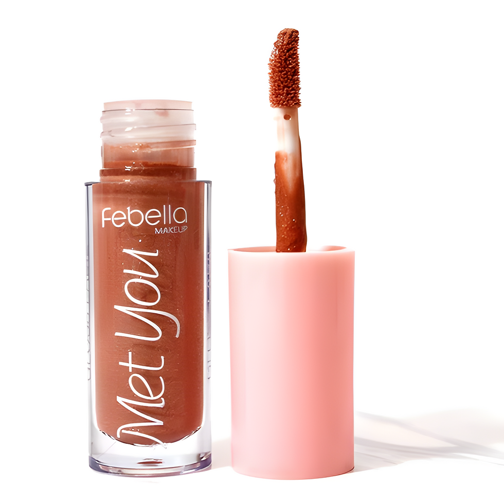 Miniatura: Gloss Labial Com Brilho Met You - Febella