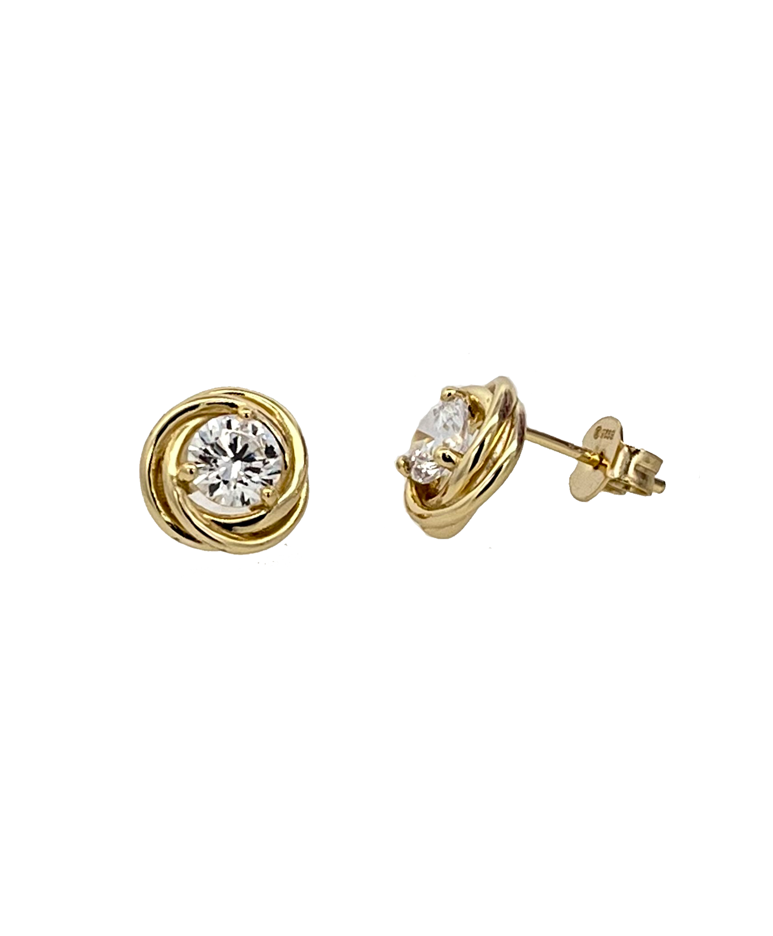 Double Hoops Simulated Diamond Earrings for Women