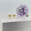 Thumbnail: Sterling Silver Hollow Heart Earrings for Women