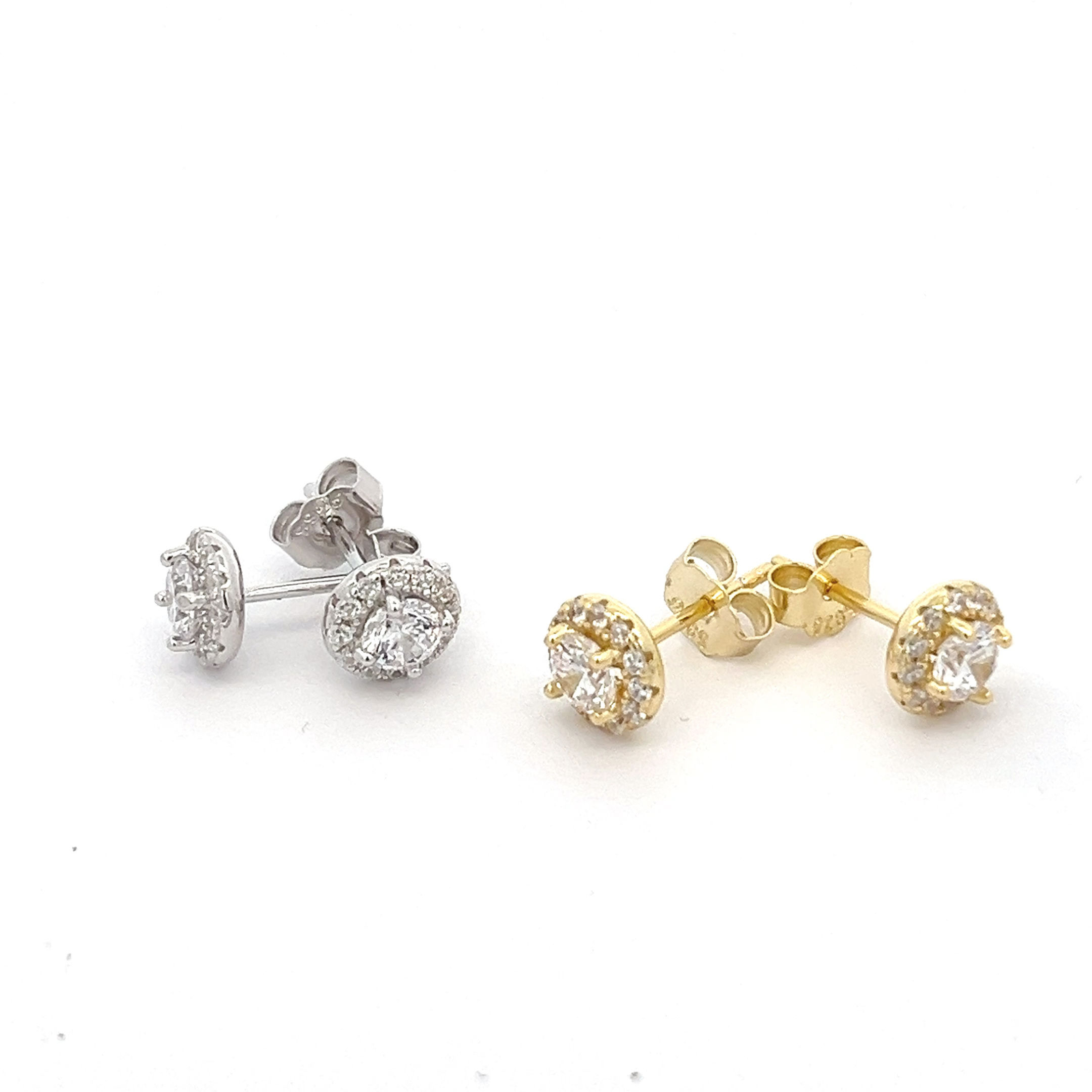 Flower Simulated Diamonds Earrings for Women