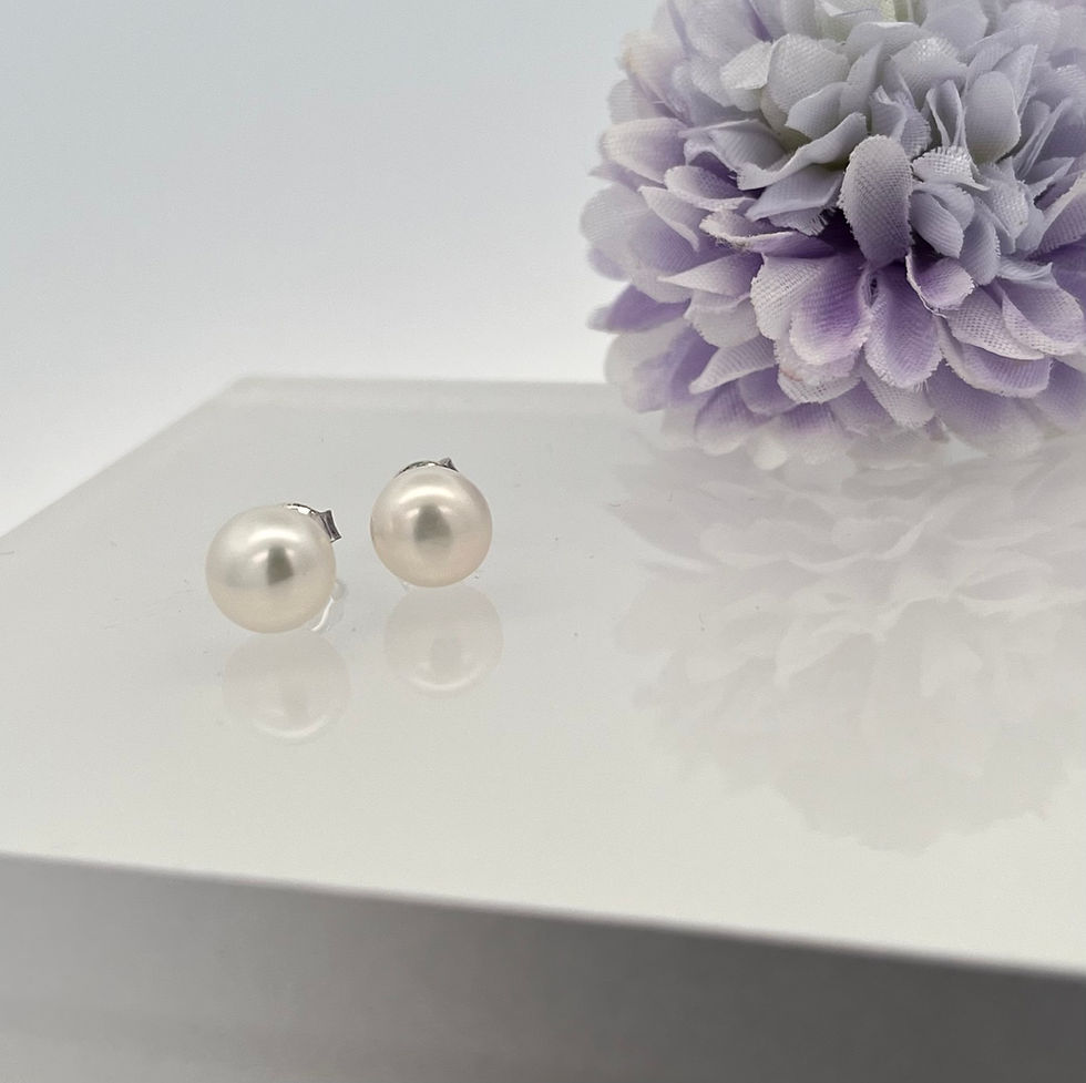 Thumbnail: Shell Pearl Earrings for Women