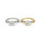 Thumbnail: Stunning Flame Solitaire Engagement Wedding Ring with Simulated Diamond