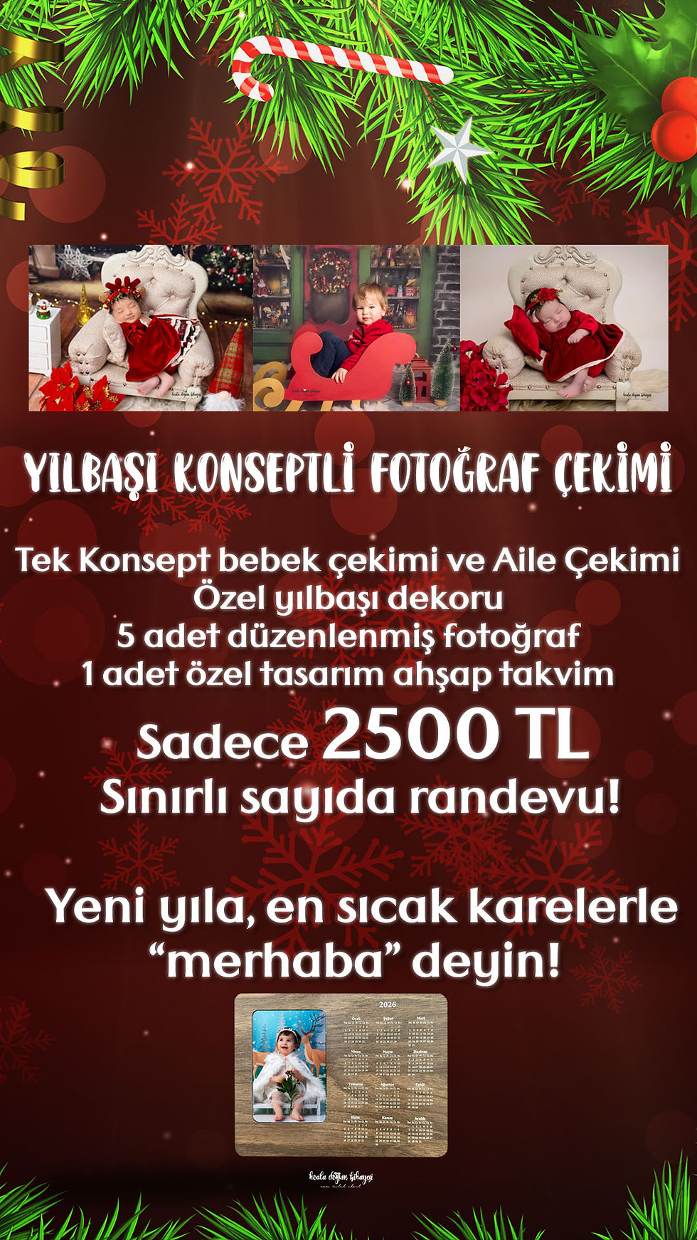 🎅✨ YILBAŞI KONSEPTLİ FOTOĞRAF ÇEKİMİ ✨🎄