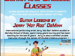 Guitar and Ukulele Group Lessons by Jerry 'Hot Rod' DeMink - San Diego