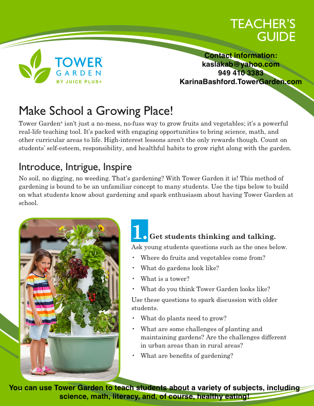 Tower Garden Learning