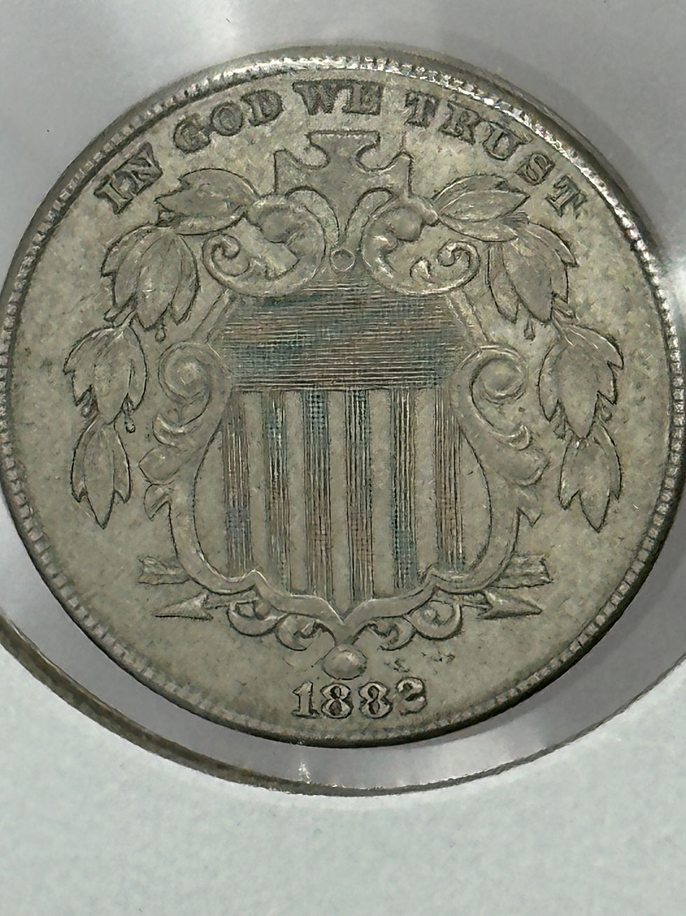 Thumbnail: 1882 Shield Nickel - Ungraded