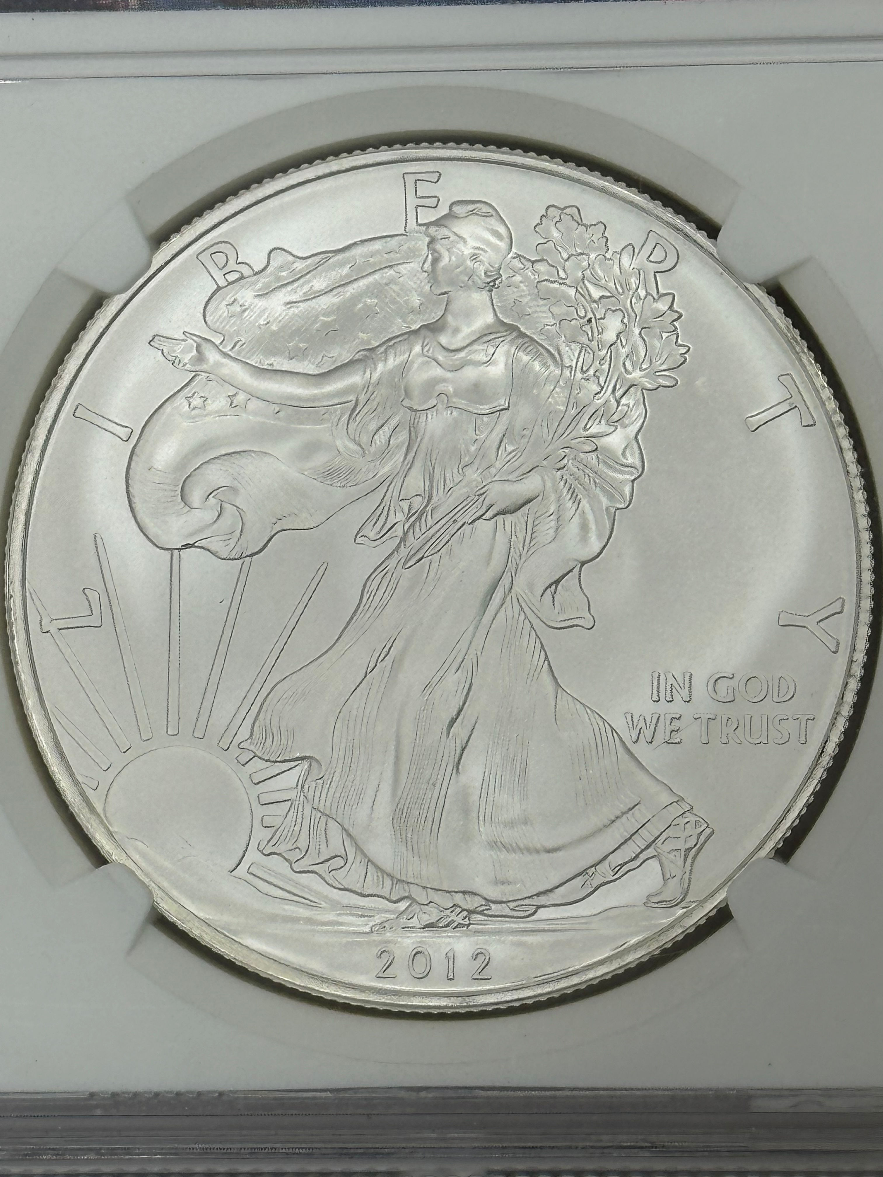 2012 S Silver Eagle NGC MS69