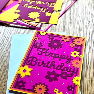 Loopla Workshop Cricut Layered Card Brisbane