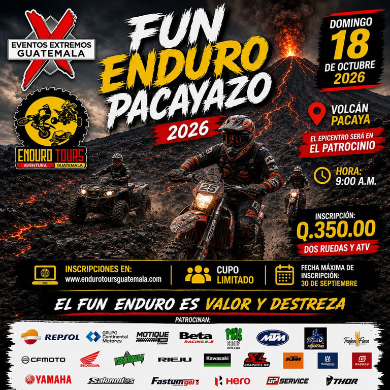Afiche del evento Fun Enduro Pacayazo 2026