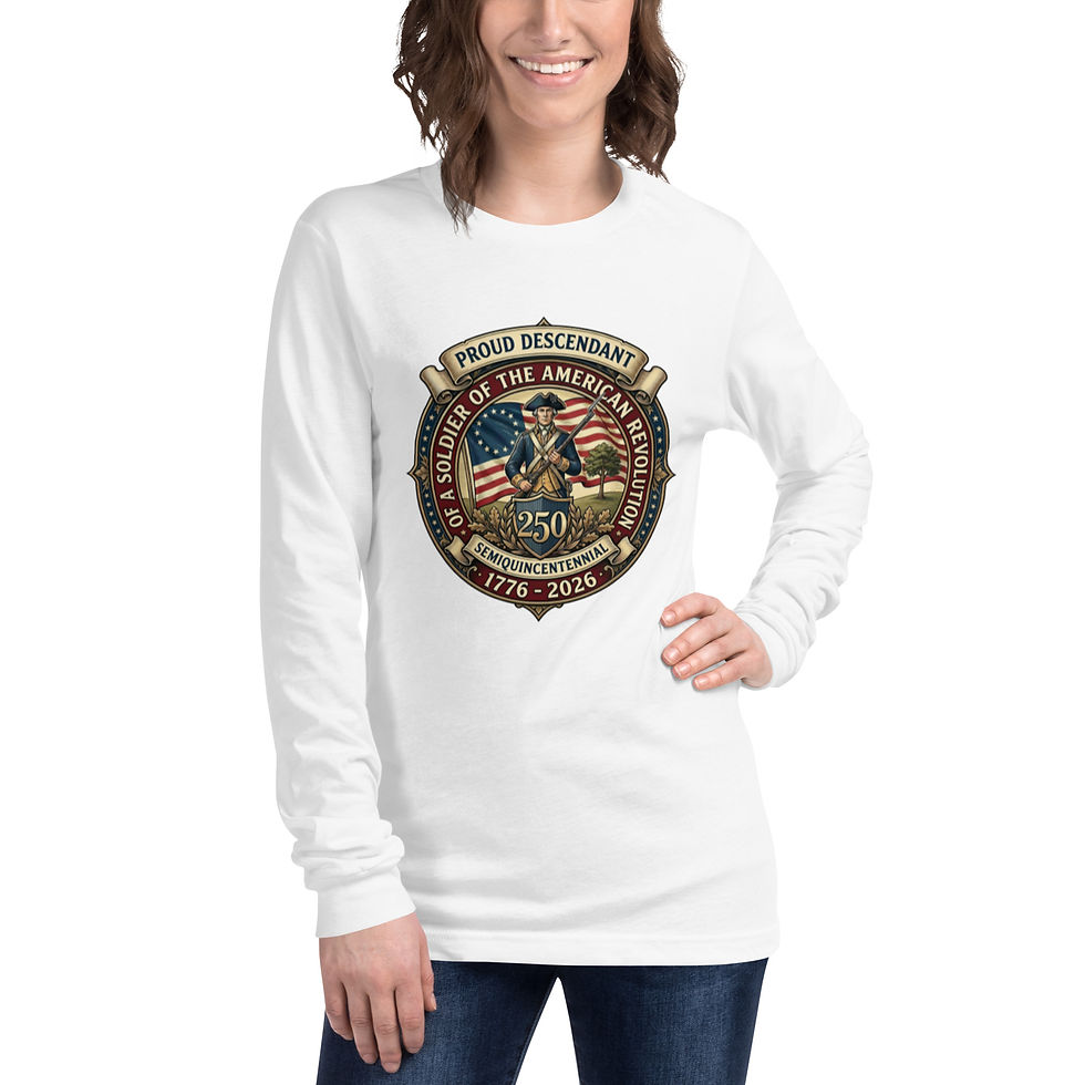 Thumbnail: Soldier's Descendant Unisex Long Sleeve Tee | Bella + Canvas 3501