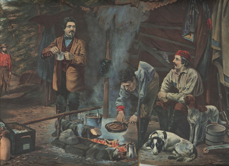 CAMPING IN THE WOODS