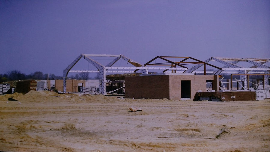 Construction of Guggenheim Elementary School in Port Washington, New York - Film processed May, 1962