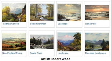 Paintings by Robert Wood (1889-1979)