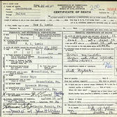 The Death of Mae C. (Mayo) Lewis