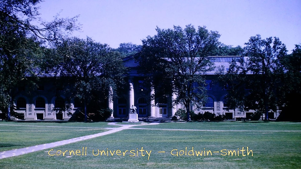 Goldwin-Smith - Cornell - Film processed Oct, 1960