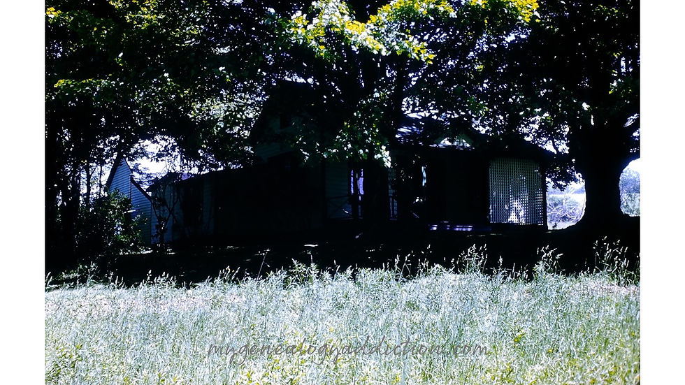 Florence & Nile's cottage - Film processed June, 1958